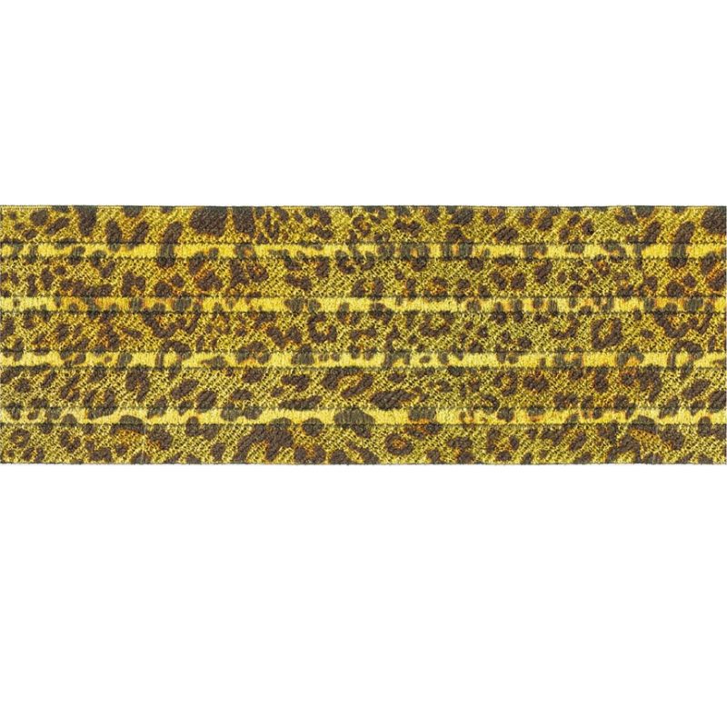Elastique motif léopard 60mm