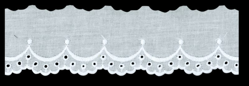 Broderie anglaise coton  25mm