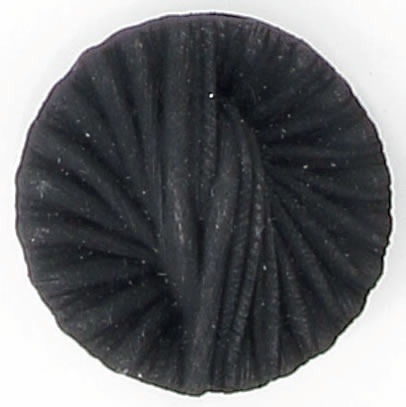 Bouton à pied noir mat drape. 12mm à 27mm