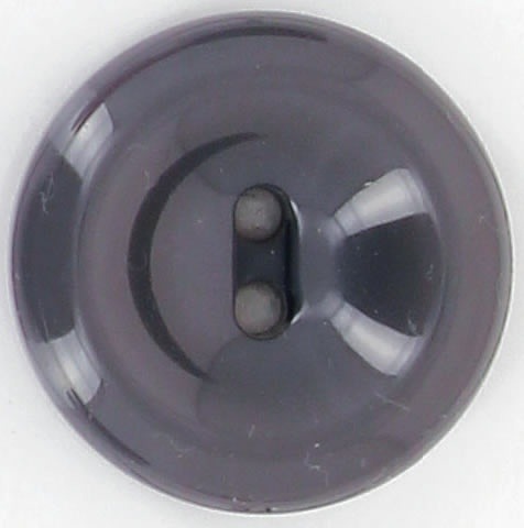 Bouton 2 trous epais bord rond vernis 22mm à 35mm