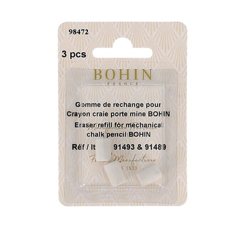 Gomme blanche rech. (pour crayon réf 91493) ctx3