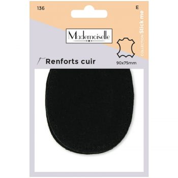Mademoiselle  - renfort cuir  9x7,5cm (e)