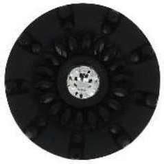 Boutons travaillés strass en tube  15mm à 20mm