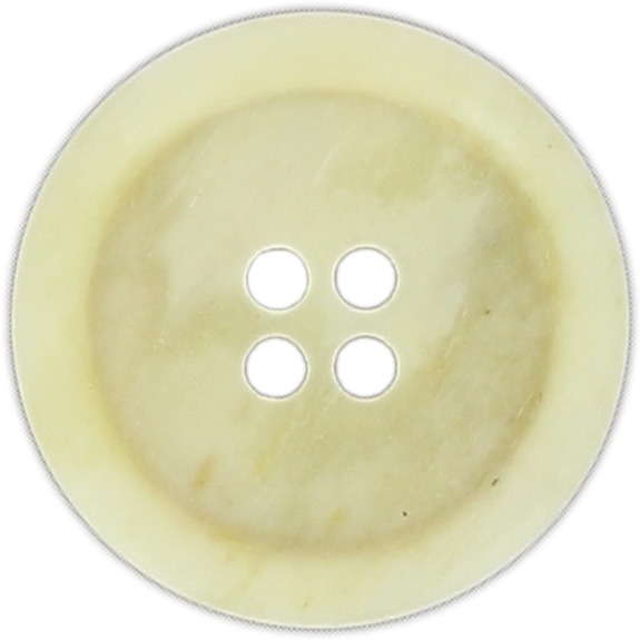 Boutons 4 trous veste os véritable en tube  15mm à 25mm