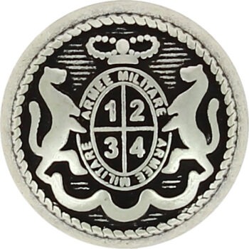 Boutons blazer bombé à pied en tube  15mm à 25mm