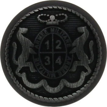 Boutons blazer bombé à pied en tube  15mm à 25mm