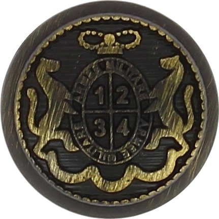 Boutons blazer bombé à pied en tube  15mm à 25mm