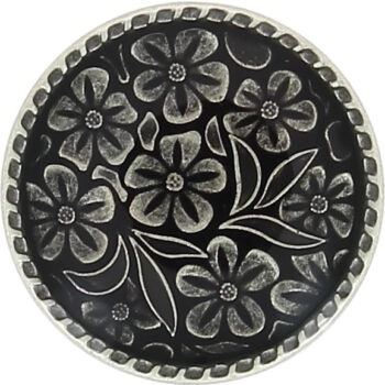 Boutons fleur laqués en tube  15mm à 22mm