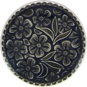 Boutons fleur laqués en tube  15mm à 22mm