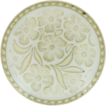 Boutons fleur laqués en tube  15mm à 22mm