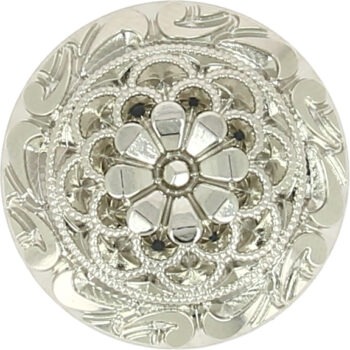 Boutons à pied fleur travaillés en tube 13mm à 23mm Boutons à pied fleur travaillés en tube 13mm à 23mm