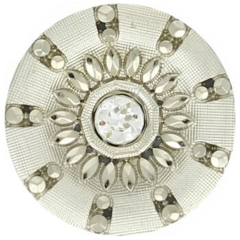 MBT55002 Boutons travaillés strass en tube 15mm à 20mm Boutons travaillés strass en tube 15mm à 20mm