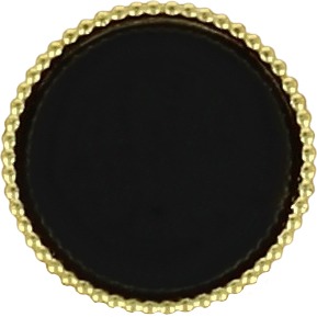 Boutons perle cerclée en vrac  10mm à 13mm