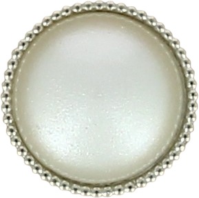 Boutons perle cerclée en vrac  10mm à 13mm