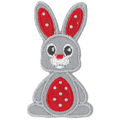 Lapin ventre rouge thermo 35x61mm i3